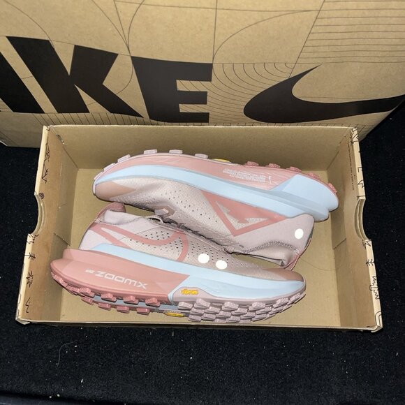 NEW Nike ZoomX Zegama 2 Trail Running Pink Oxford FD5191 601 Women Size 6.5 - Picture 6 of 6